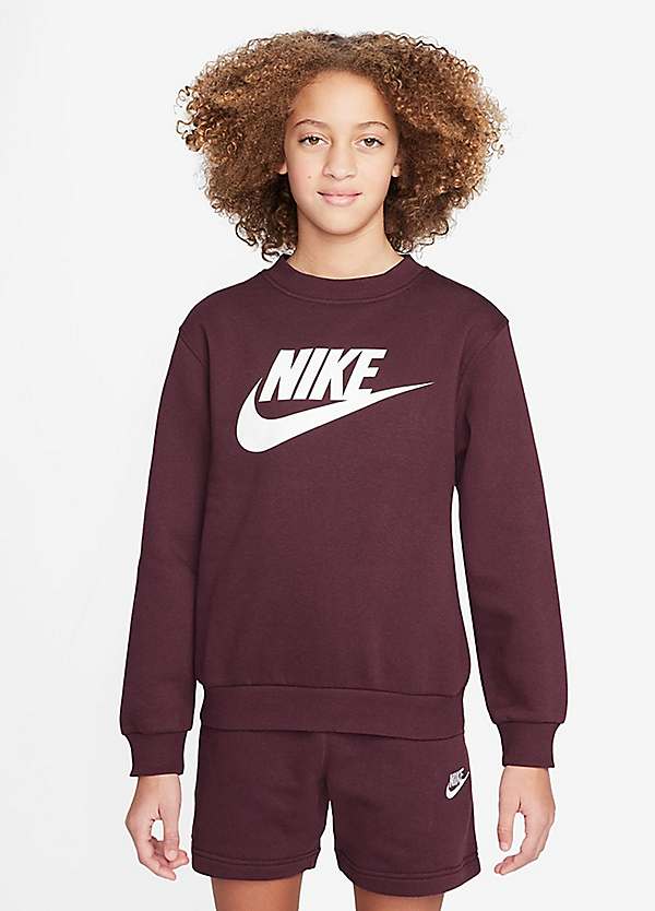 women's burgundy nike sweatshirt