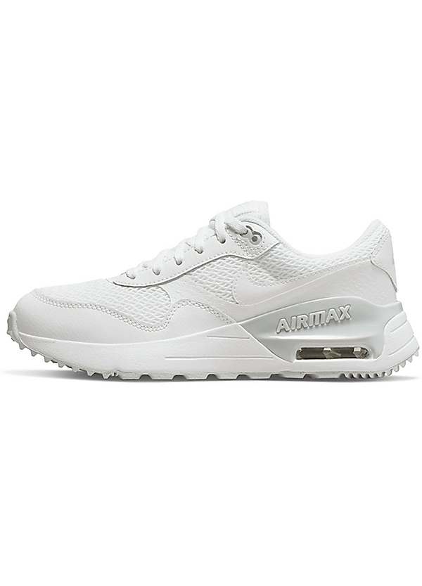 Kids nike trainers shops white