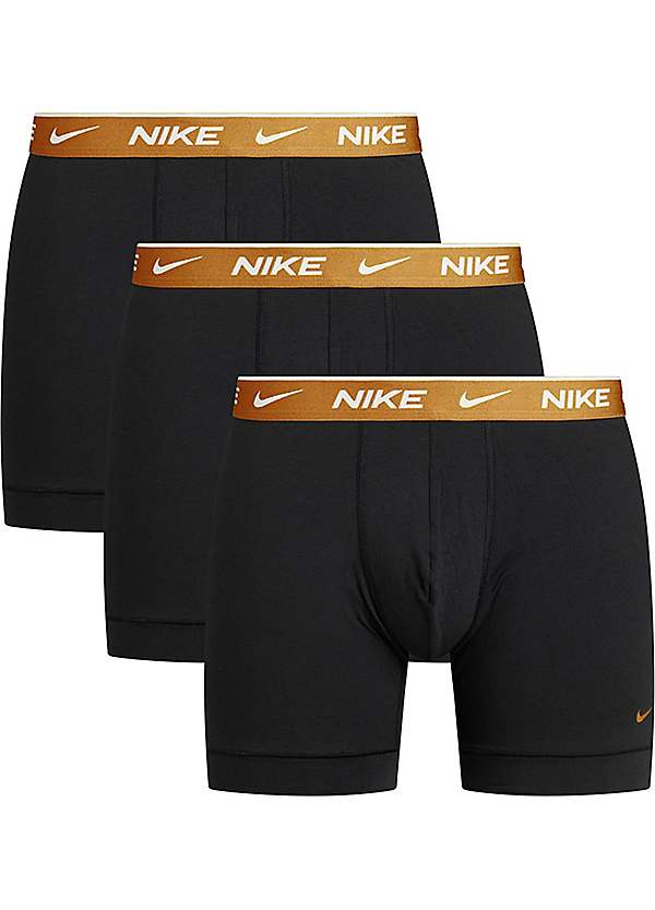 Nike Pack of 3 Long Leg Logo Print Boxers Freemans