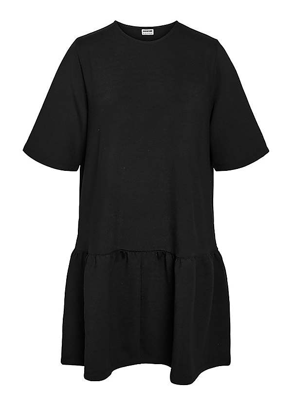 Noisy May Peplum Scuba Dress | Freemans