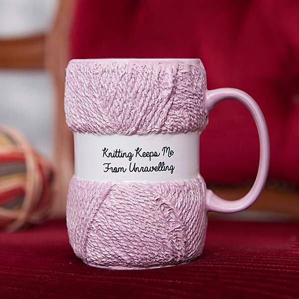 Knitting mug discount