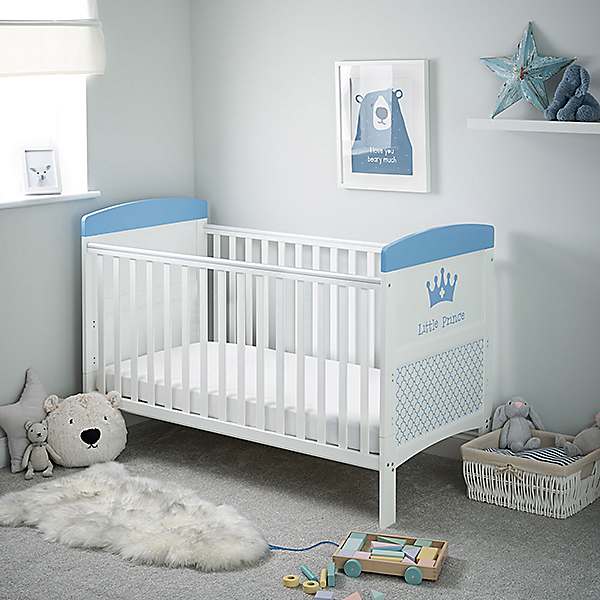 Obaby bella sleigh top cot bed