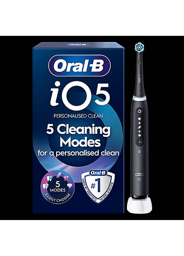 Oral-B iO Series 5 Toothbrush - Matt Black | Freemans
