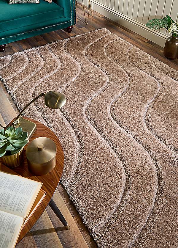 Origin Soft Carved Wave Rug | Freemans