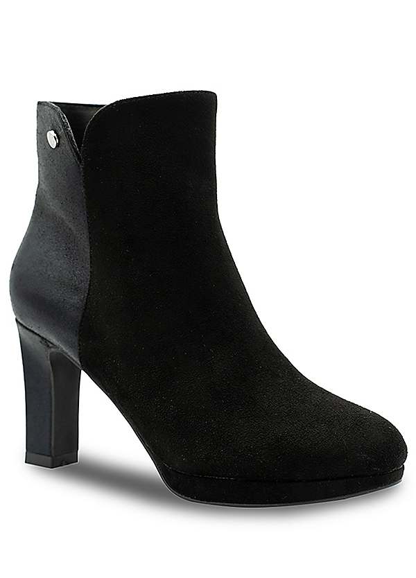Mini platform block heel ankle boots - New - Women