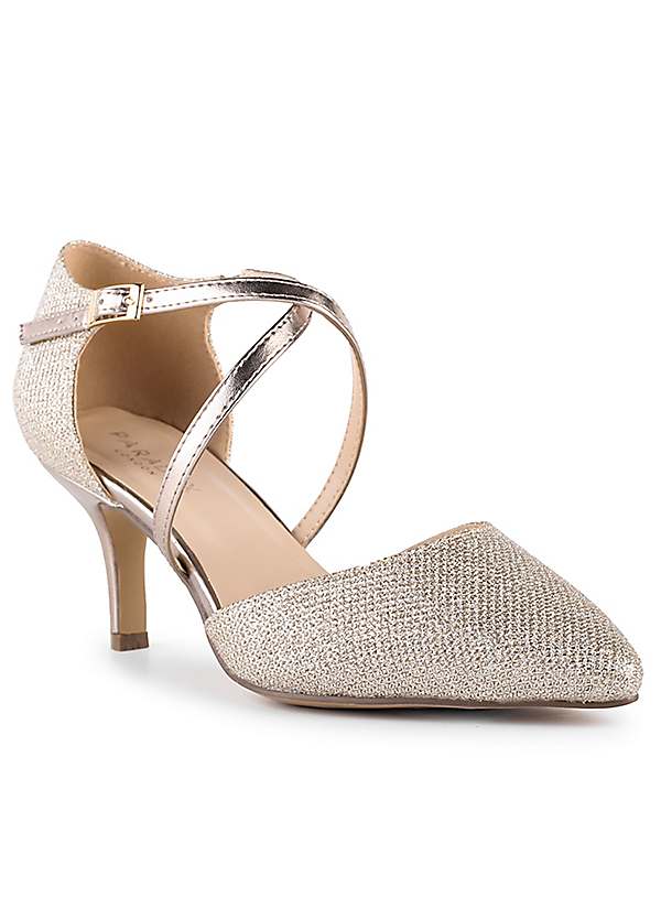 Glitter hotsell mid heels