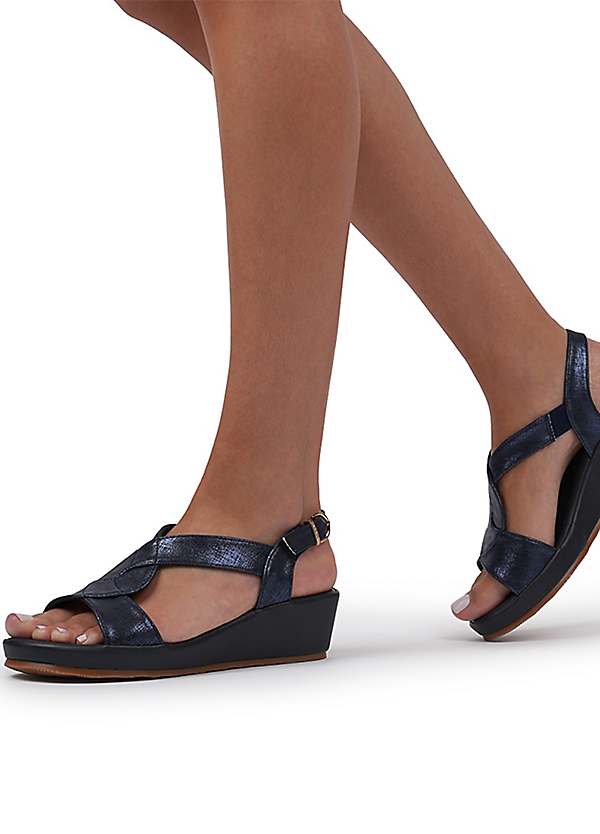 Paradox London Wedge Heels Wide Fit Wedge Paradox Sandals Janine