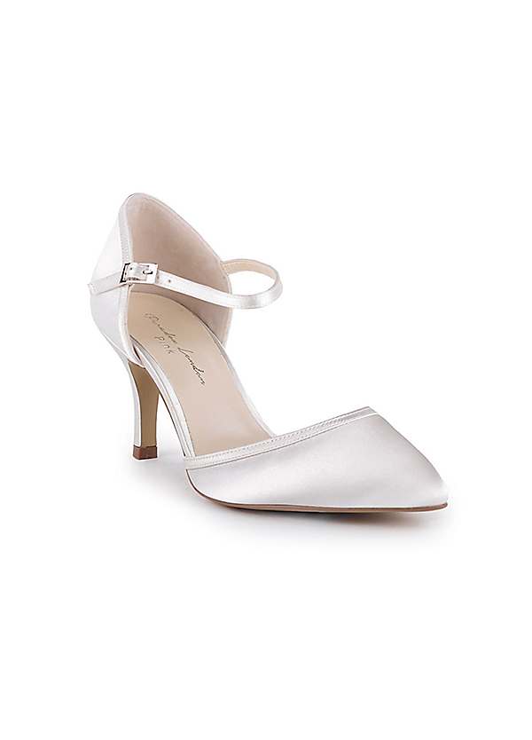 Ivory low hot sale heel shoes