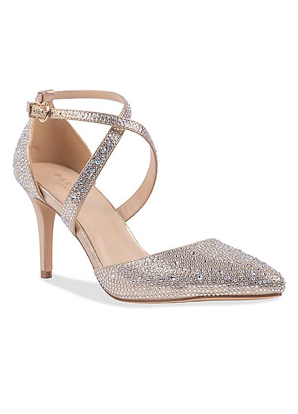 Champagne hot sale court shoes