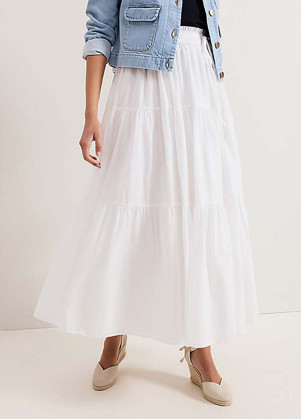 Phase Eight Alva Cotton Skirt Phase Eight Alva Cotton Skirt