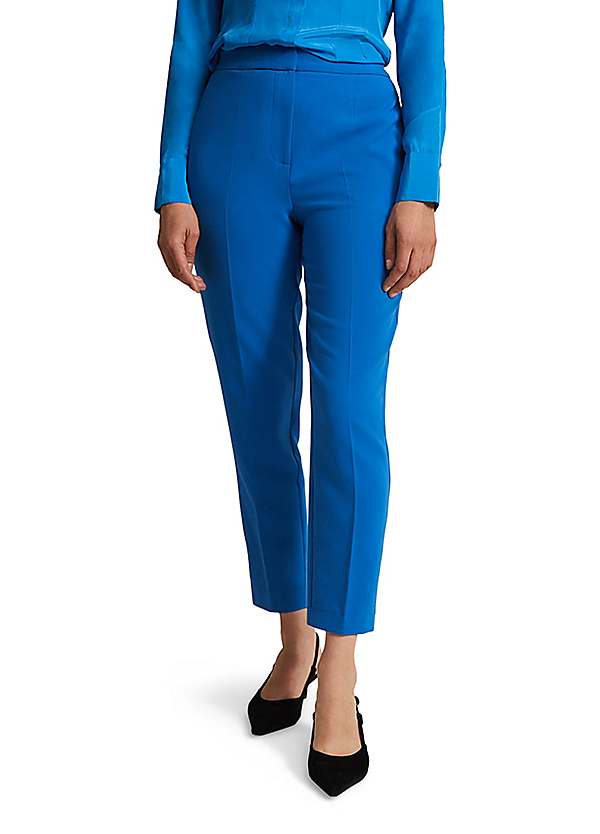 Cobalt blue deals cigarette trousers