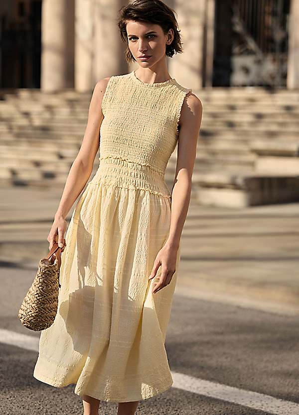 Phase Eight Buttermilk Midi Dress | Freemans