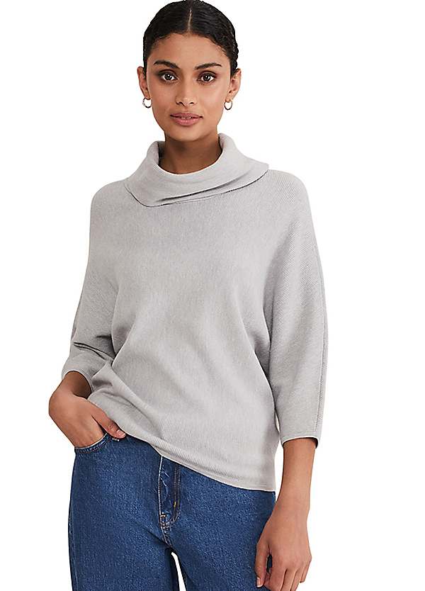 Cowl neck knitted clearance jumper