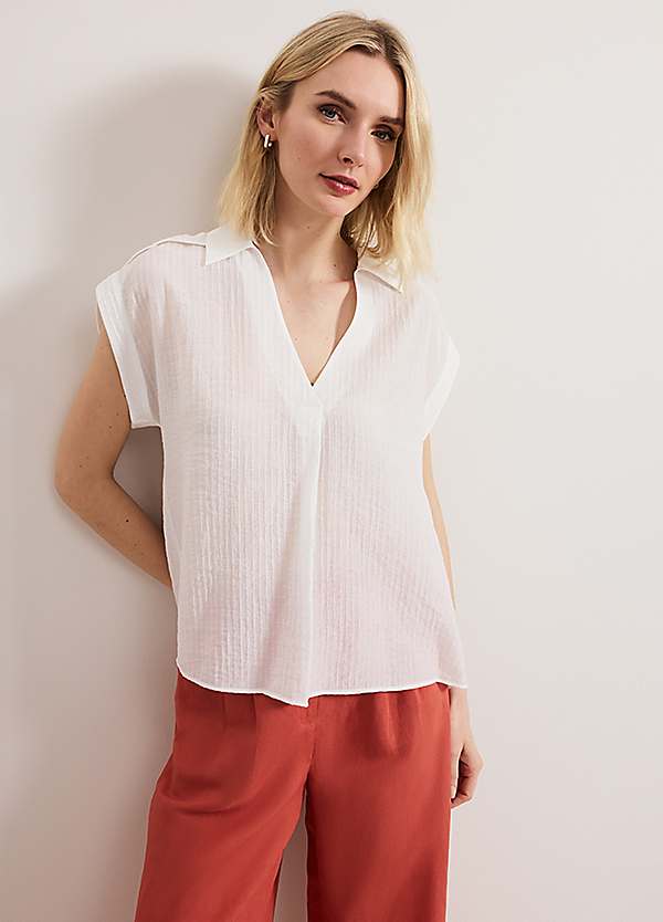 Phase Eight Chrissy Short Sleeve Blouse Phase Eight Chrissy Short Sleeve Blouse
