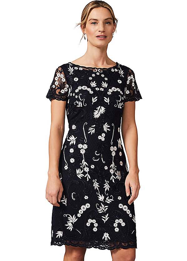 Phase eight lizzy top embroidered dress