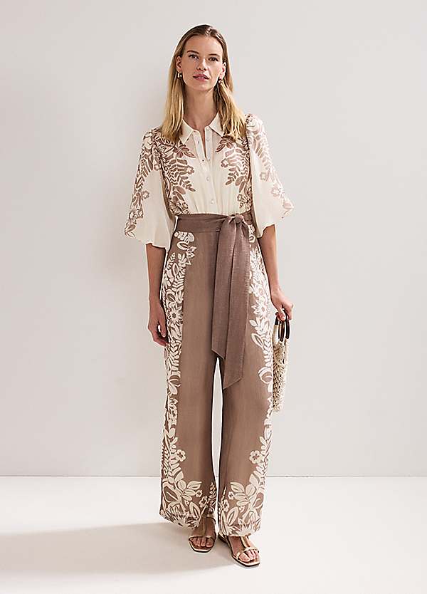 Phase Eight* Lilja リーフ柄ジャンプスーツ Phase Eight Lilja Jumpsuit | Freemans