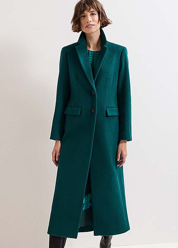 Phase Eight Lydia Long Wool Coat | Freemans