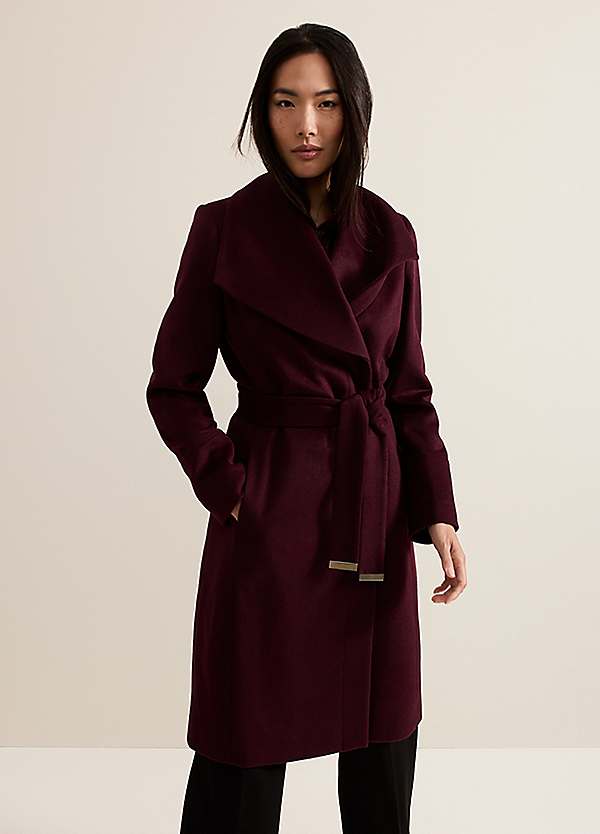 Phase Eight Nicci Belted Wool Coat Freemans