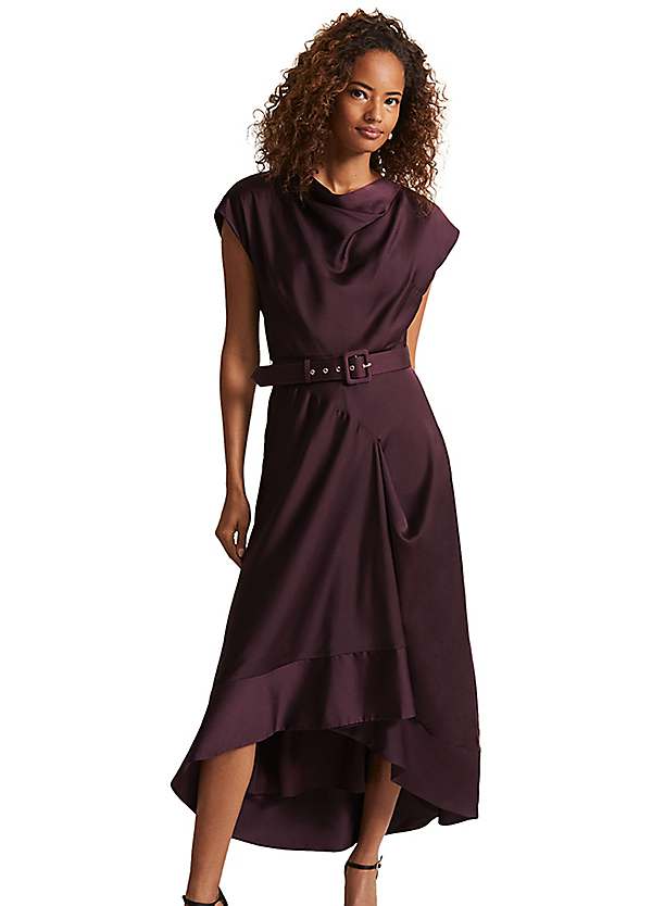 Phase eight outlet burgundy dress