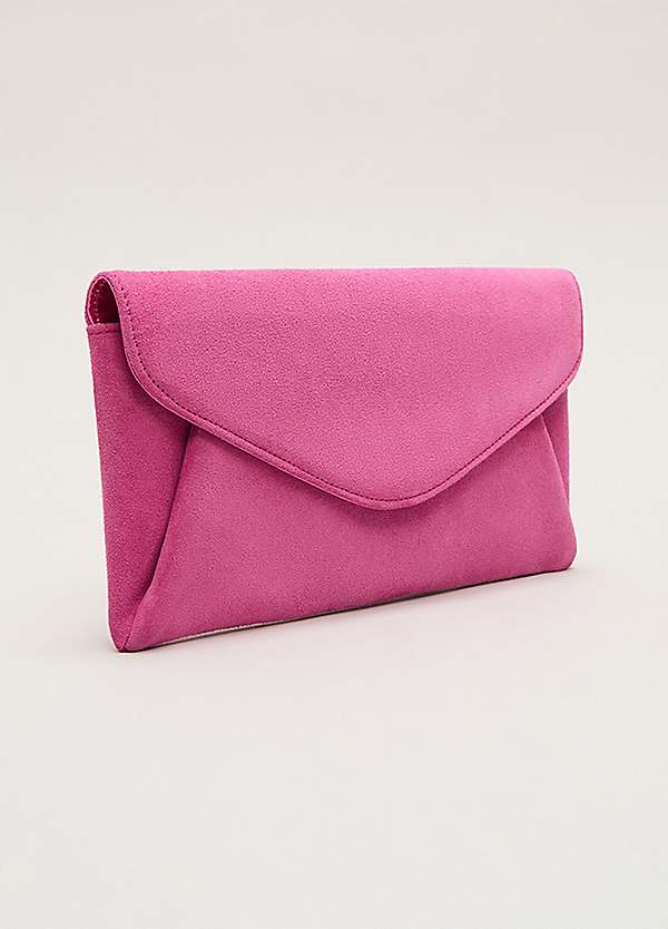 Phase Eight Suede Clutch | Freemans