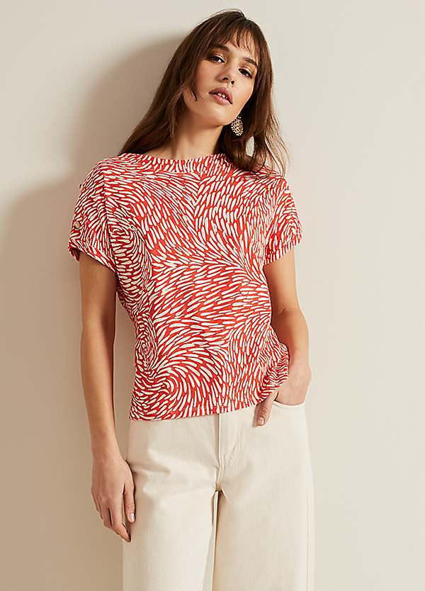 Phase Eight Suzie Button Detail Top Phase Eight Suzie Button Detail Top