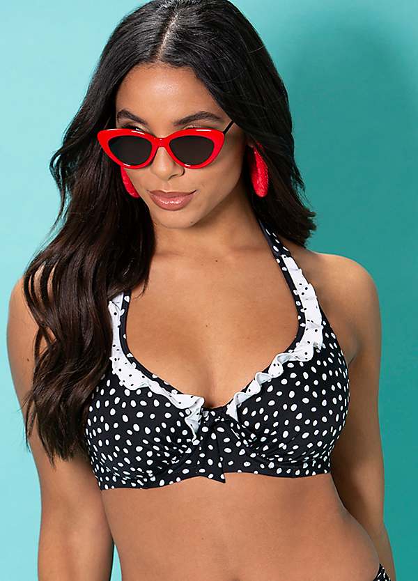 Pour Moi Heatwave Halter Underwired Bikini Top