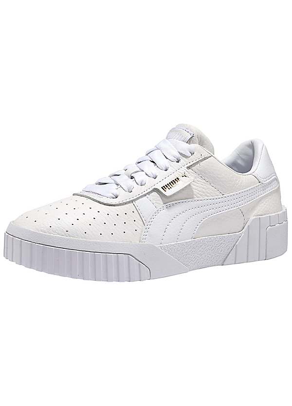 Puma Cali Lace Up Leather Trainers Freemans