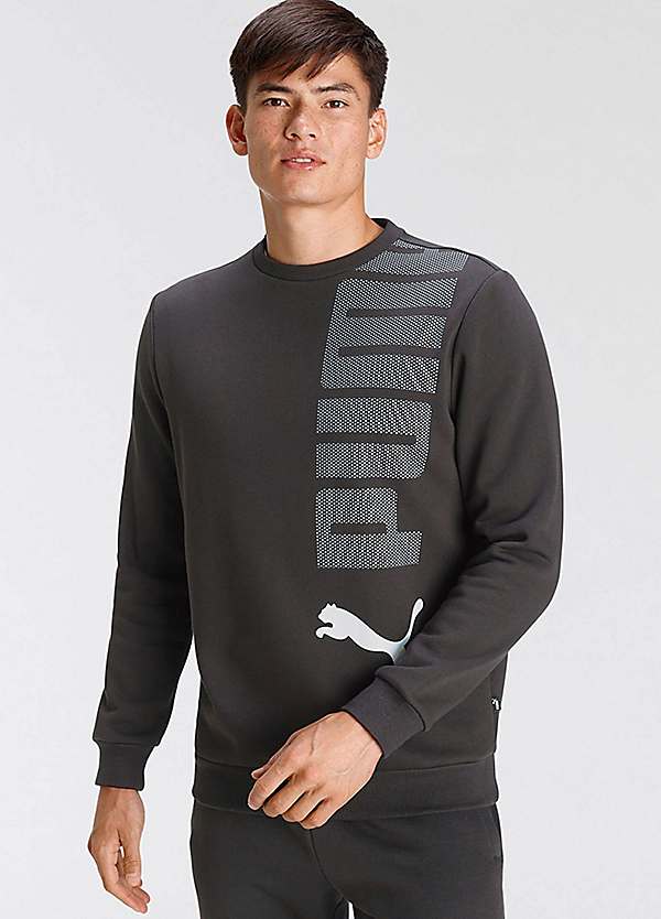 Puma full sleeve sale printed men's sweatshirt