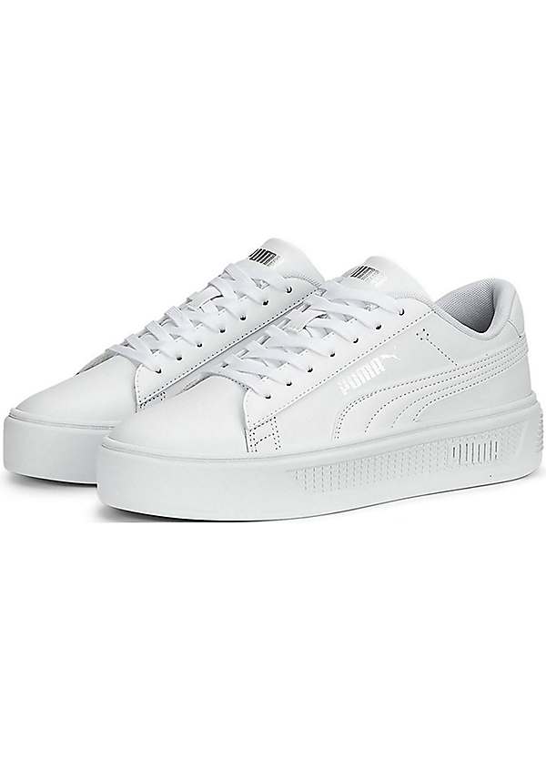 Puma smash store platform leather