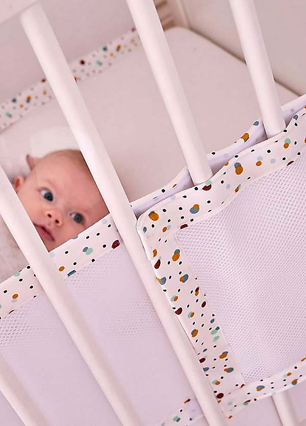 Mesh breathable cot bumper online