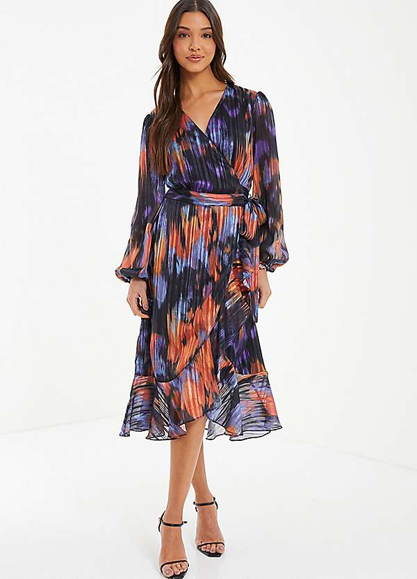 Quiz wrap 2024 maxi dress