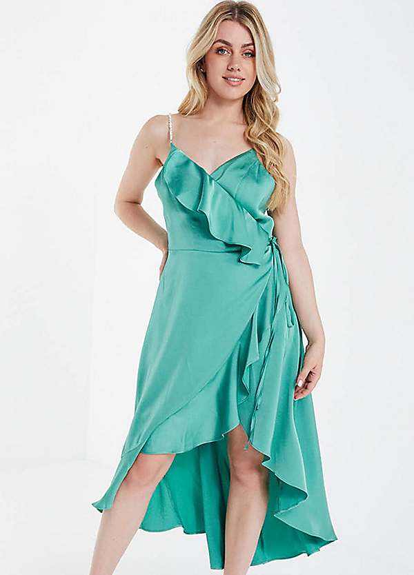 Quiz jade green dress hotsell