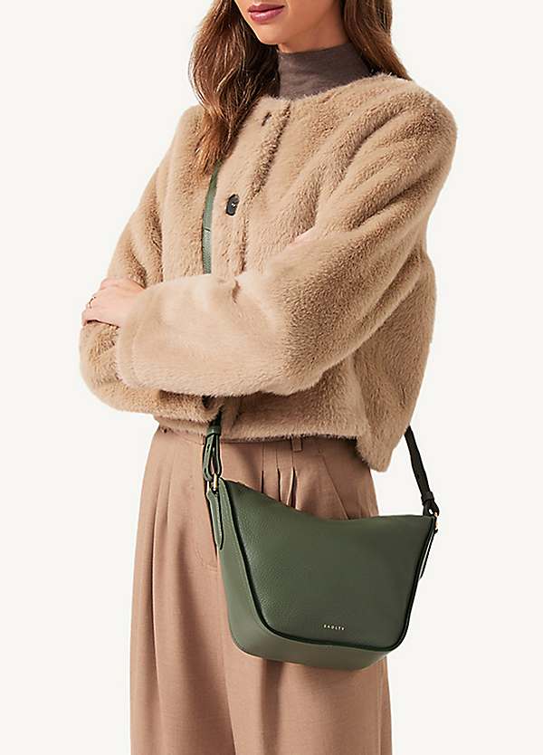 Radley London Oak Street Dark Olive Small Ziptop Crossbody