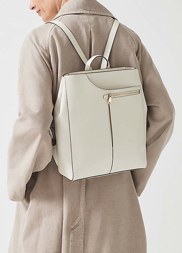 Radley London Pockets Icon Chalk Medium Ziptop Backpack Bag