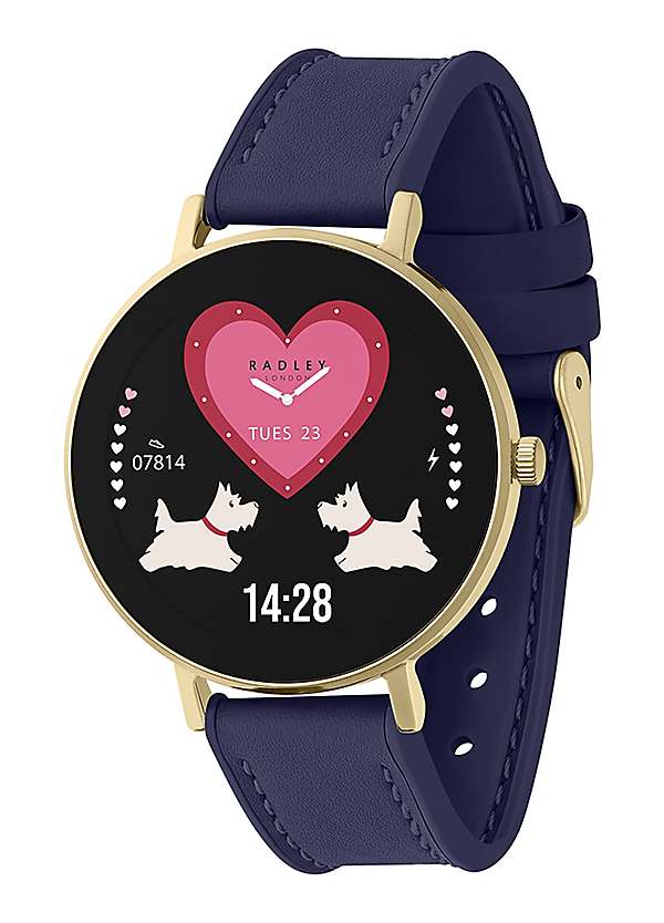 Radley London Series 28 Amoled Ink Leather Strap Watch