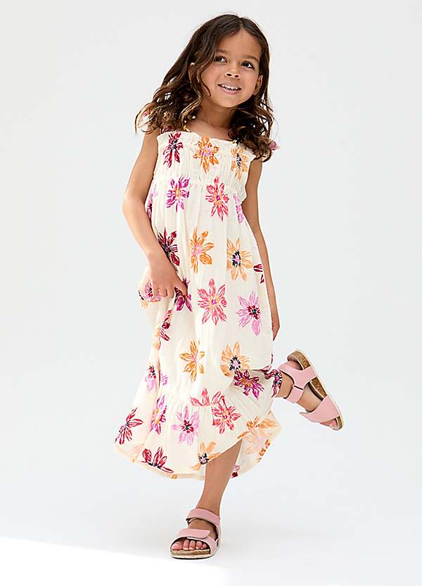 kids flora long dress Ibtom Castle Toddler Girl Birthday Dress Floral Confetti Tulle Formal Wedding Party Long Sleeve Dresses for Cake Smash Photo Shoot 2-3 Years Purple