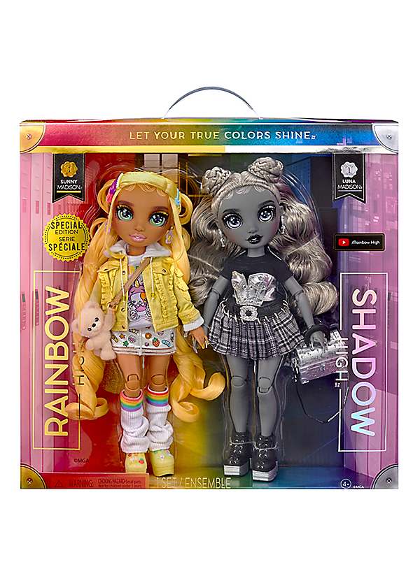 Rainbow High Pack of Fashion Dolls Sunny Luna Freemans