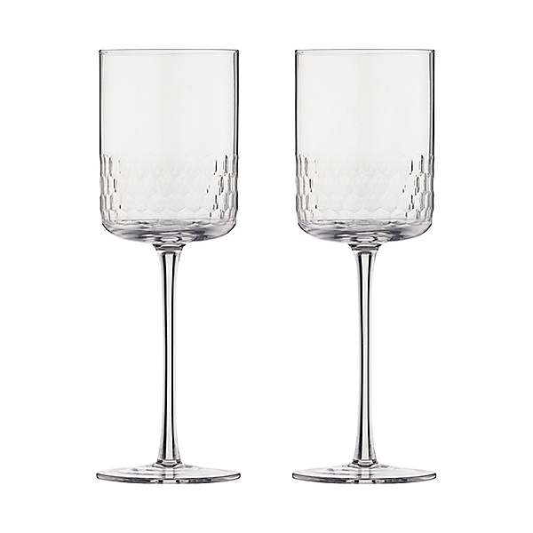 Wine Glasses Square Edge [Set of 2]