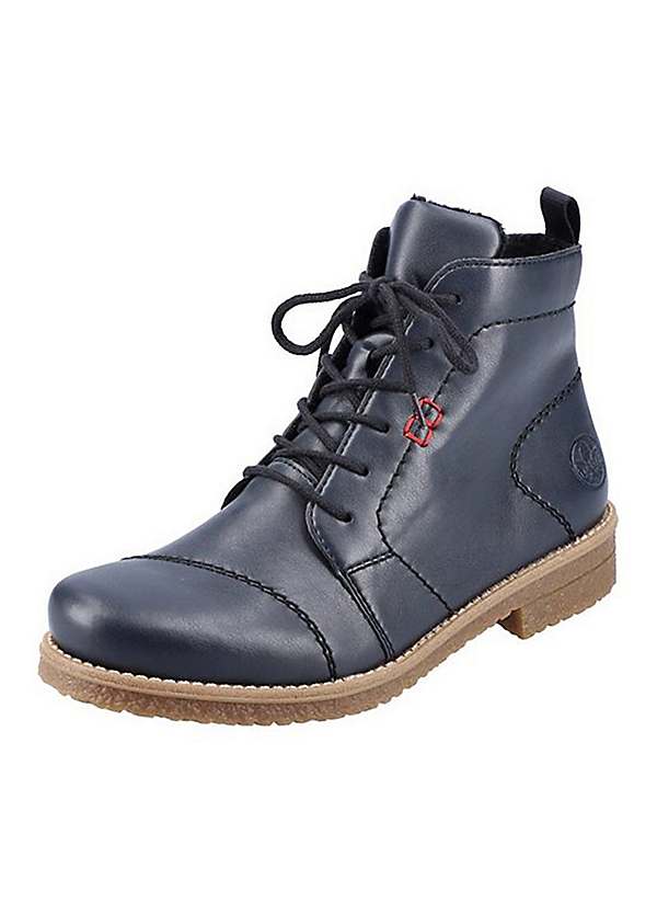 Rieker Embroidered Ankle Boots Freemans