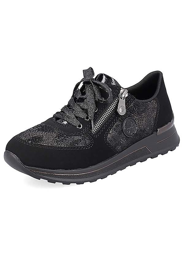 Rieker cheap metallic trainers