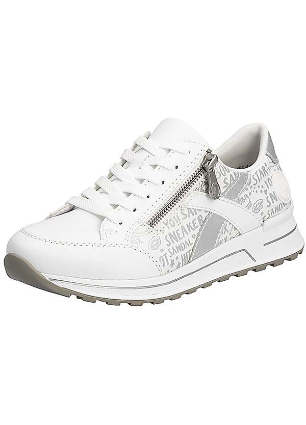 Rieker Side Zip Lace-Up Trainers | Freemans