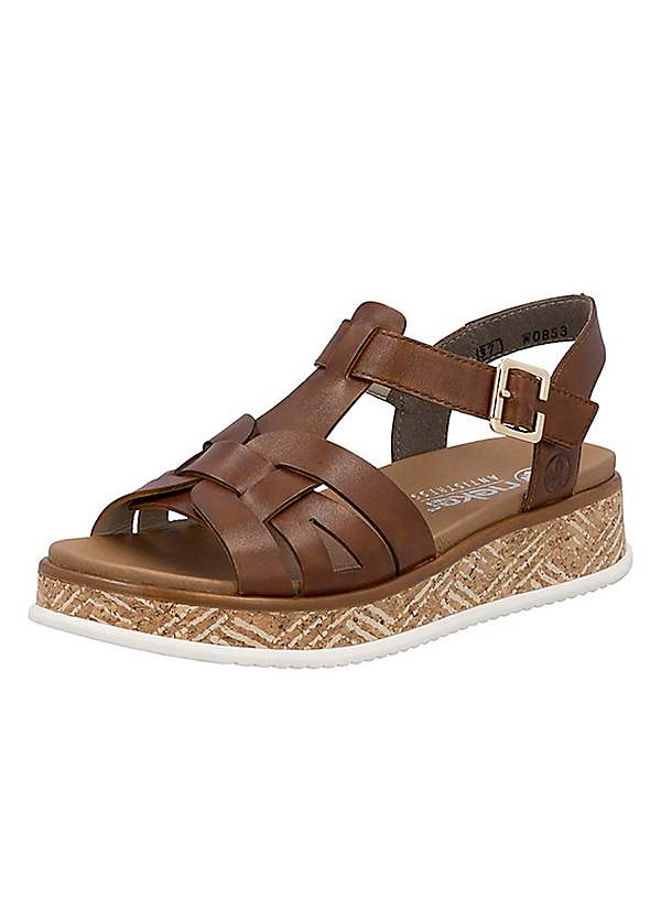 Rieker Tan W0853-24 Sandals Freemans