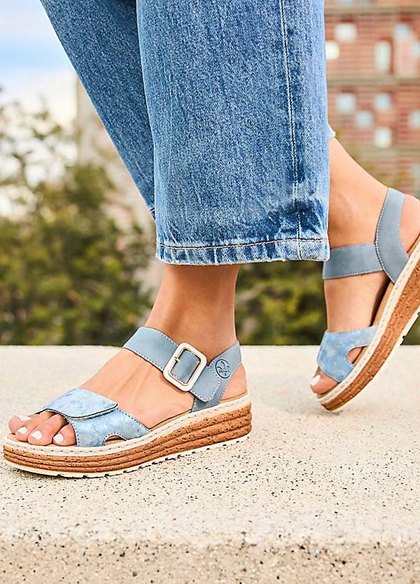 Wedge Sandals Velcro High Heels Buy Fashion Summer Platform Wedge
