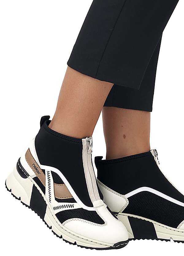 Rieker Zip-Up Trainers Freemans