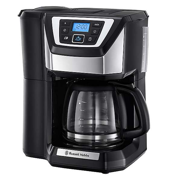 russell hobbs retro glass filter coffee machine