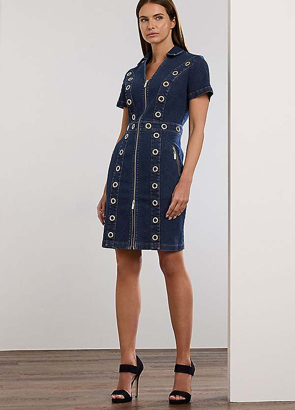 julien macdonald blue dress 2014 Julien Macdonald Runway Blue Sequin Beaded Dress