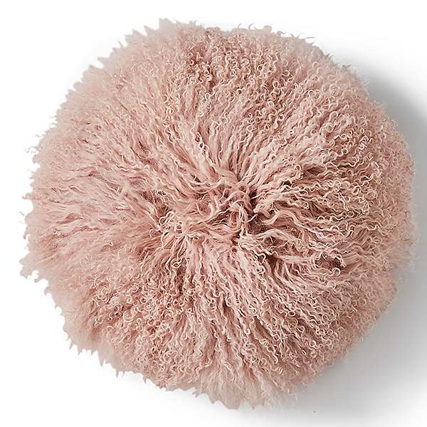 Round 2025 fur cushion