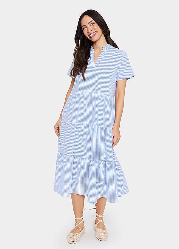 Saint Tropez Long-Striped Maxi Dress | Freemans