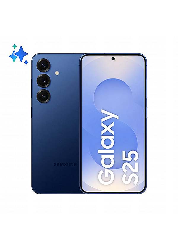 Samsung Galaxy S25 5G 256GB AI SIM Free Mobile Phone - Navy | Freemans