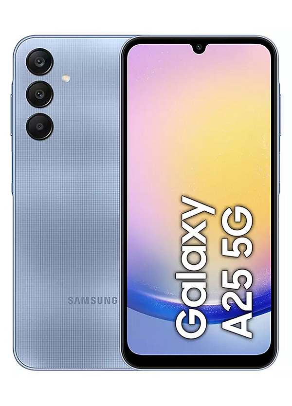 Samsung Galaxy SIM Free A25 128GB 5G Mobile Phone - Blue Samsung Galaxy SIM Free A25 128GB 5G Mobile Phone - Blue